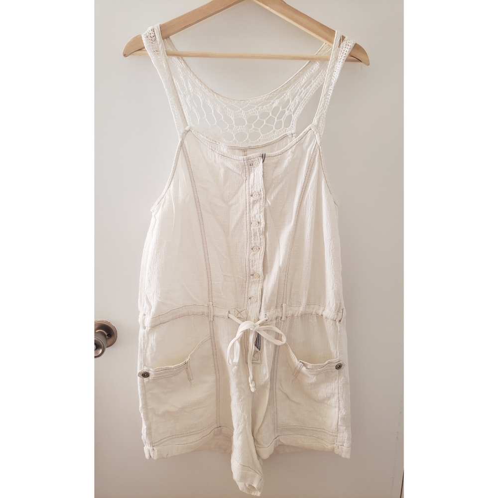 Free People Crochet Romper